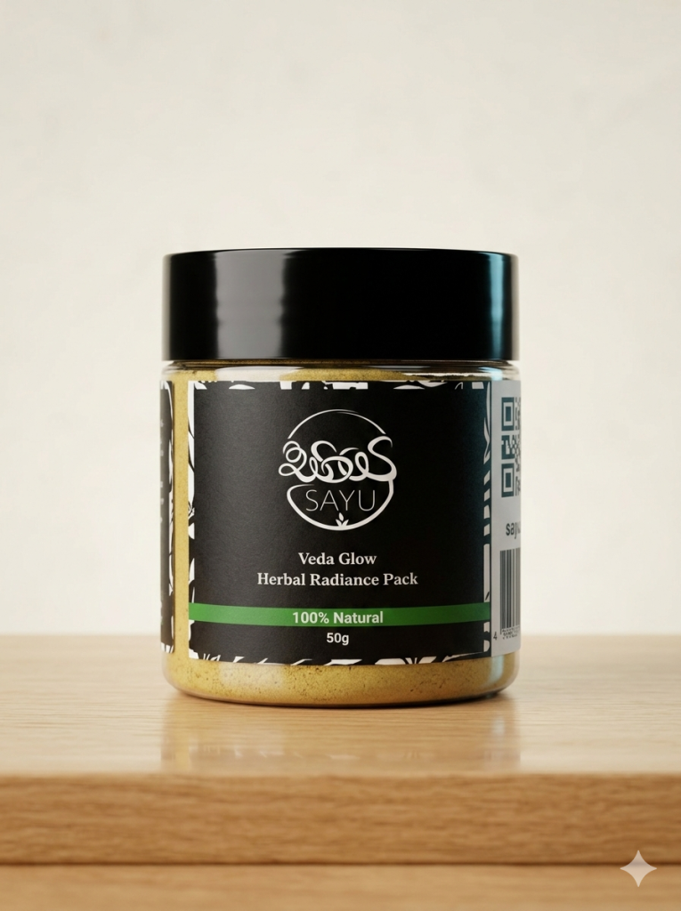 Sayu Veda glow herbal radiance pack